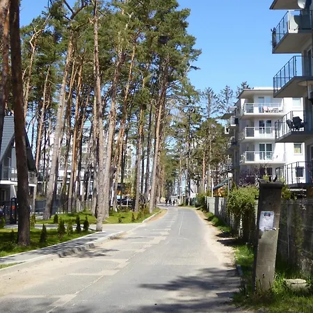 Dziwnowek Lesne Tarasy Blue Apartment Exterior photo